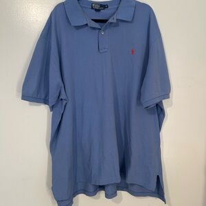 Ralph Lauren Blue Polo Shirt Classic Design size 3XB pre loved